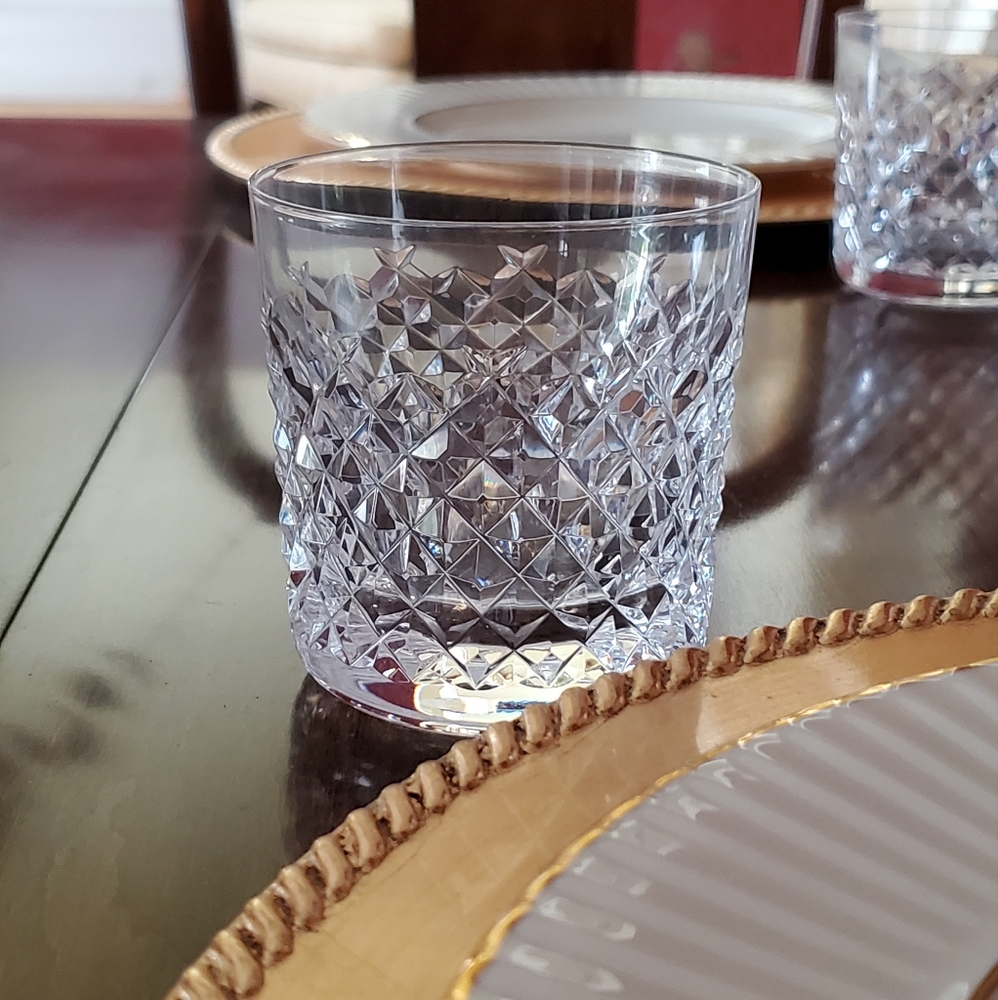 Waterford Crystal Vintage Glass Set of 2 Old Fashioned Glasses(There Are 3 Sets)